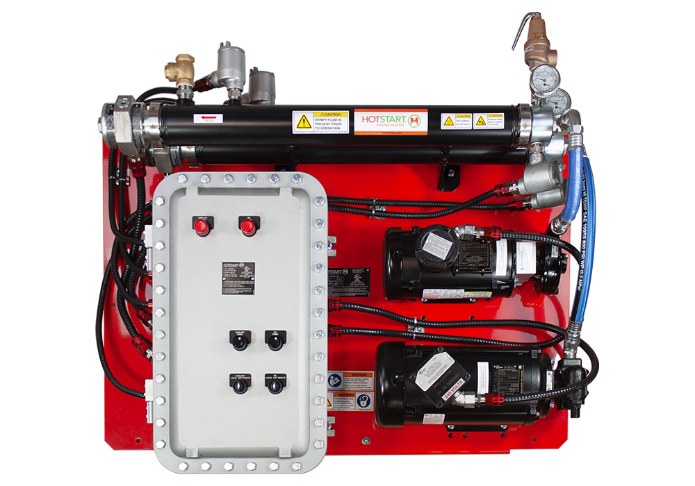 Hotstart’s largest capacity UL C/US combination heating system designed  for hazardous locations in North America.