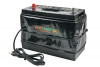 Electric powered thermal blanket heater wrapped around a battery to provide heat in cold weather improving cranking power