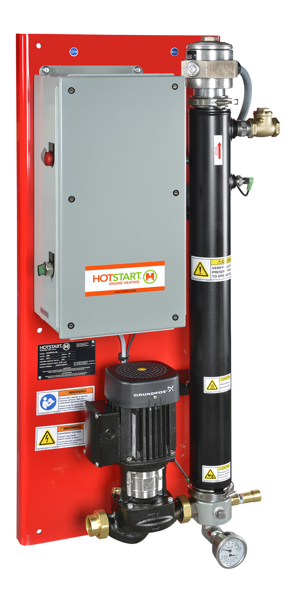 The CLV is a complete system designed to preheat coolant, eliminate idling, save fuel and reduce wear.