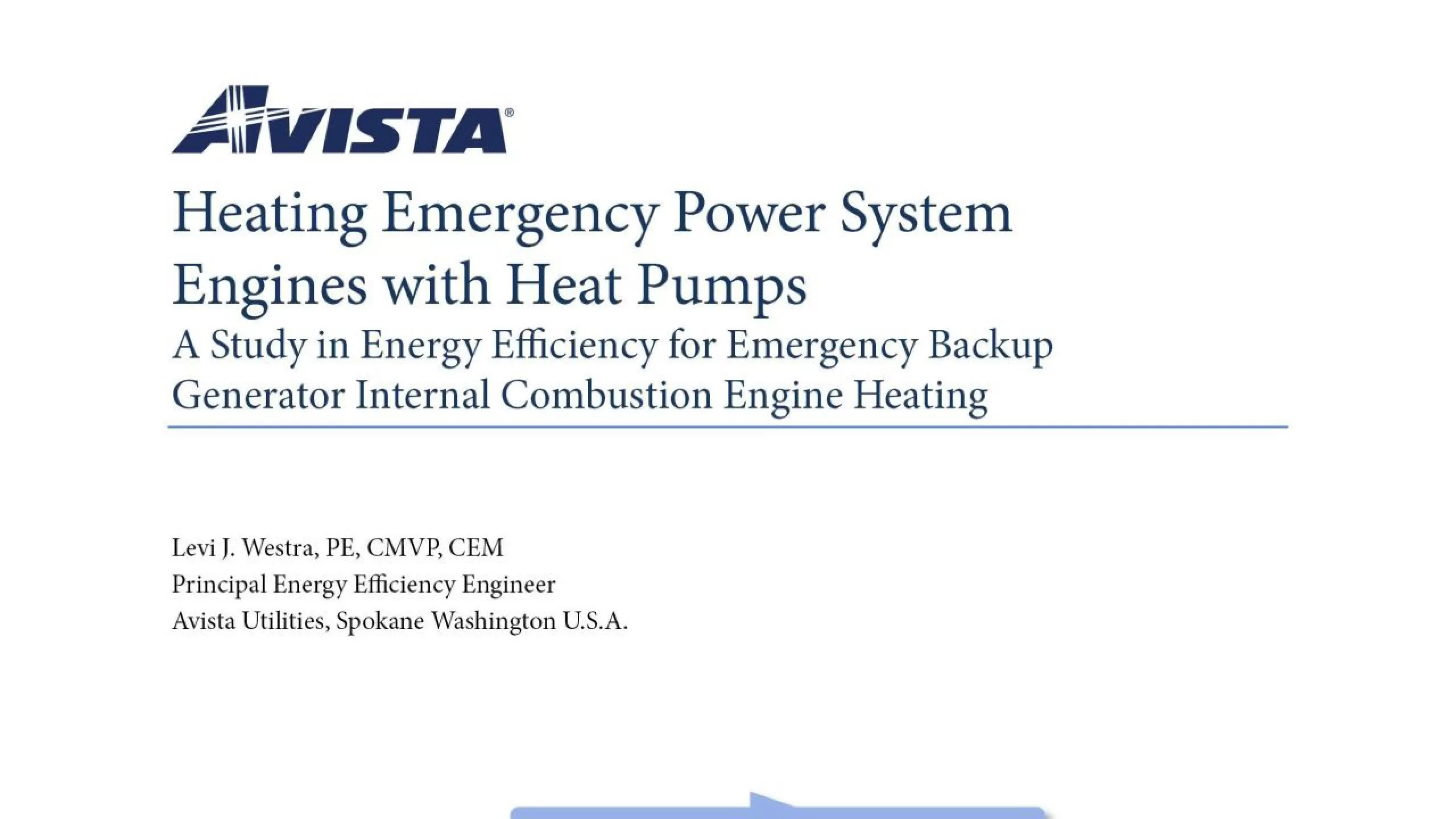 Avista Heat Pump Whitepaper